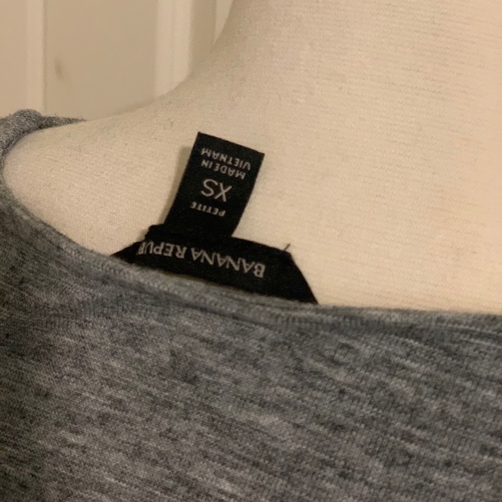 Banana Republic Heather Grey Sweater Dress